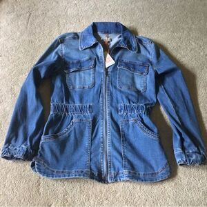 NWY Knox Rose Blue Denim Jacket